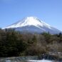 リビングから見た富士山