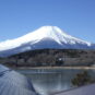 既存建物３階からの眺望　富士山、山中湖一望