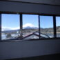 既存建物３階からの眺望　富士山、山中湖一望