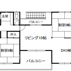 ２ＬＤＫ間取